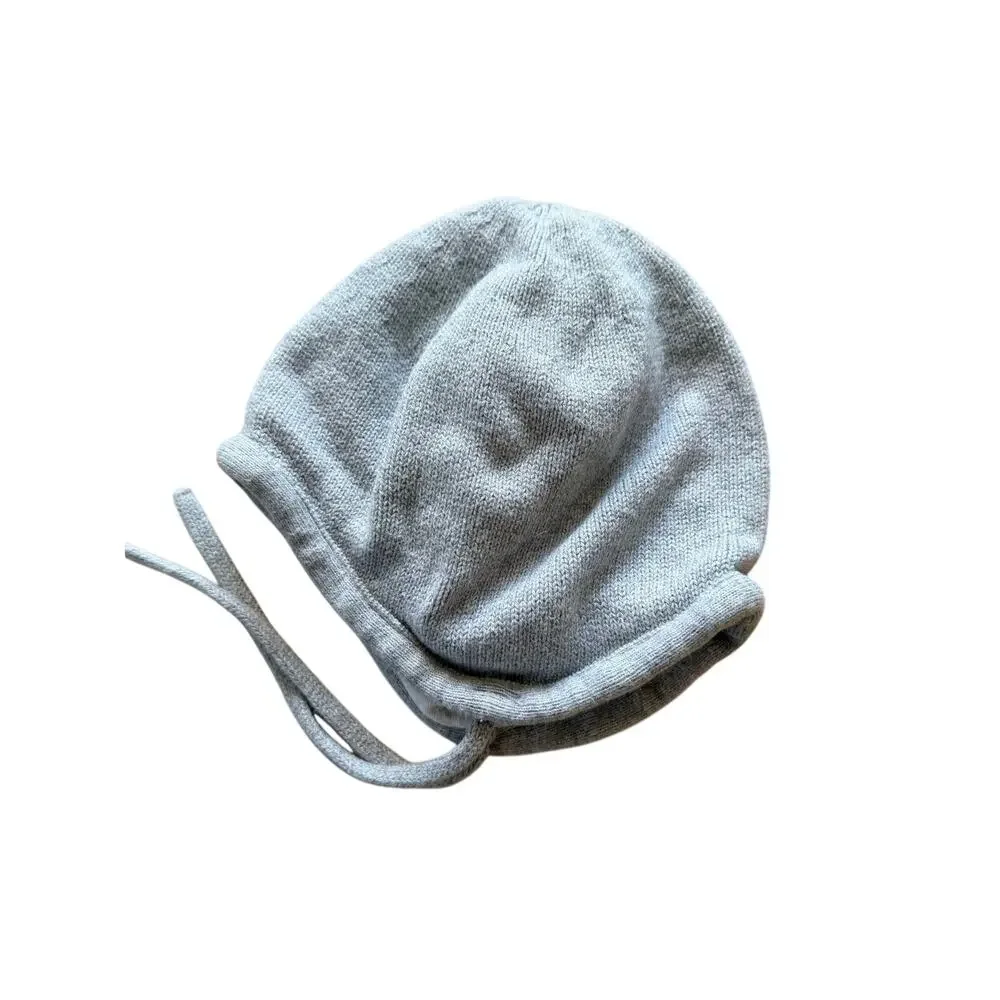 Hanna Andersson Gray Knit Pilot Cap - Small (3-4 Y)